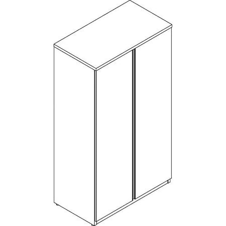 Groupe Lacasse Wardrobe Storage Unit, Linear Handle, 36inx20inx65in, Niagara LAS4LN203665BA